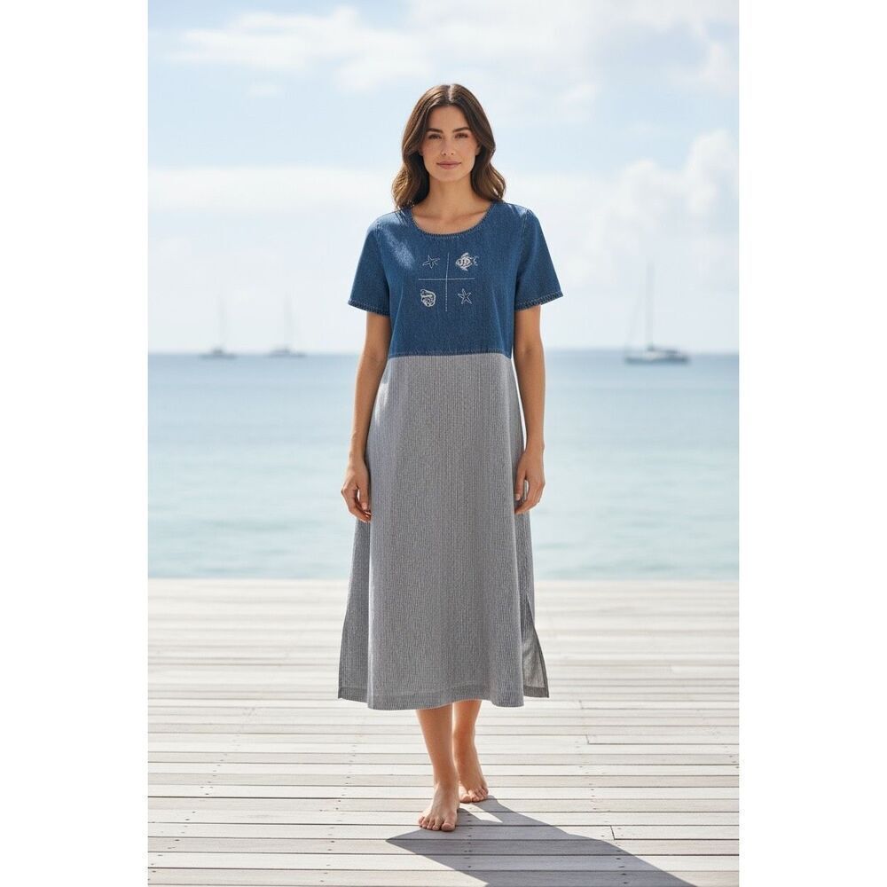 Studio Ease Vintage Denim Dress 10